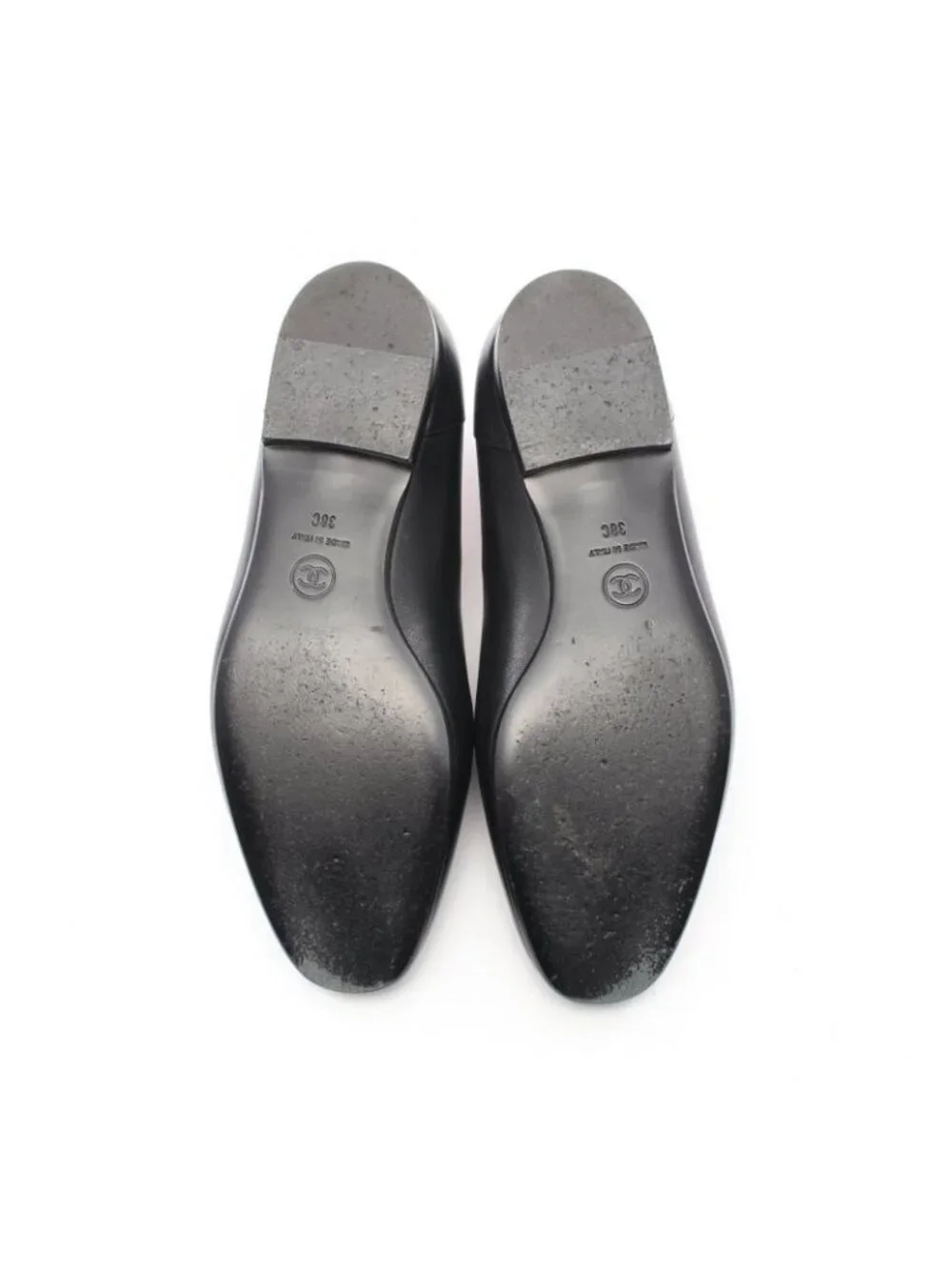 Chanel CC Logo Opera Shoes Leather - Picture 4 of 11